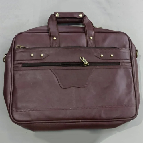 Dark Brown PU Leather Handbag