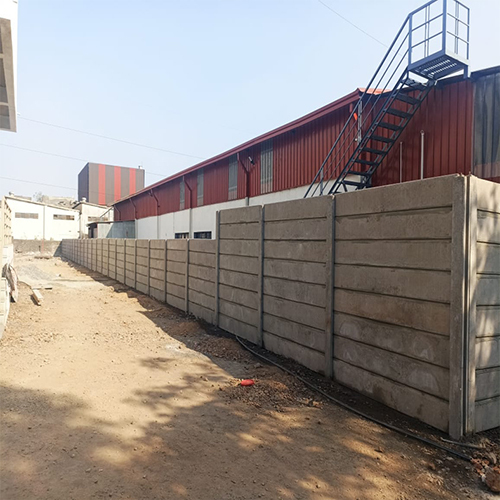 Modular Concrete Compound Wall - Material: Rcc