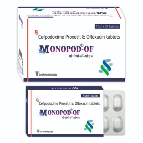 cefpodoxime  200MG + Ofloxacin I.P 200MG tablet