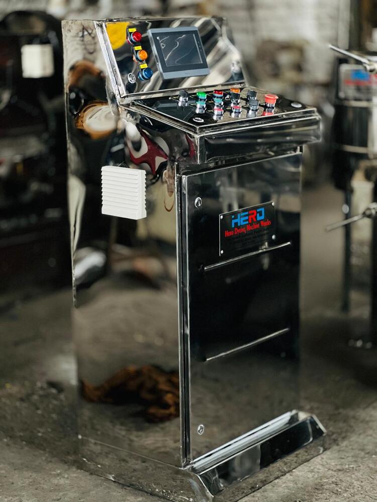 Fancy Polyester Yarn Dyeing Machine - 2500x4600x3920 Mm | Power Range: 3-12 Kw, Multiple Voltage Options