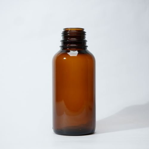 Gl45 Neck 50Ml Amber Glass Bottle - Color: Brown