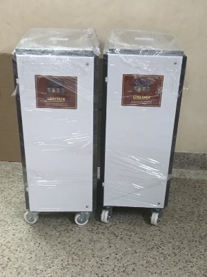 Oil Cooled Servo Controlled Voltage Stabilizer - Single Phase, 50 Hertz Frequency | High Efficiency, Manual Control, Warranty Included