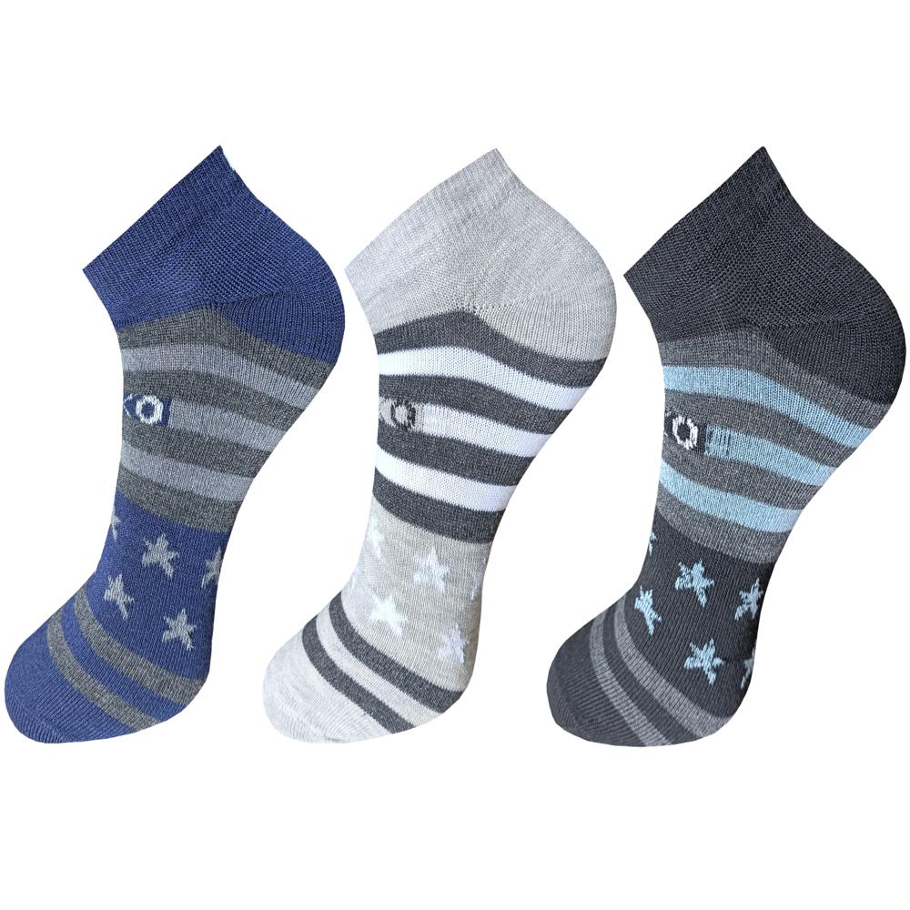 Men's Customised premium cotton crew length fine socks