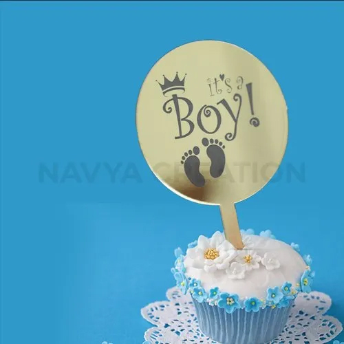 New Born Baby Cake Topper