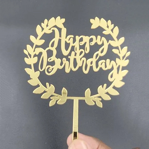 Acrylic Birthday Cake Topper