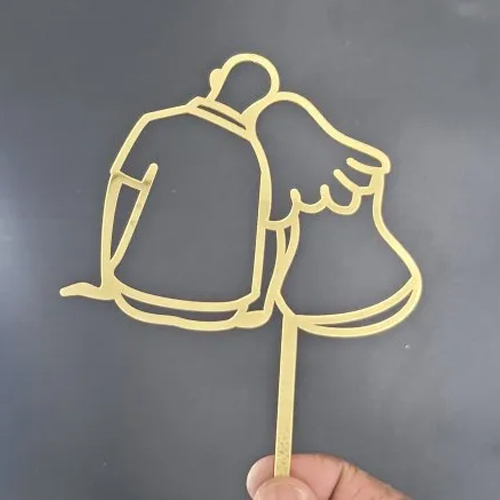 5 Inch Couple Cake Topper