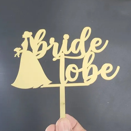 Bride To Be Cake Topper