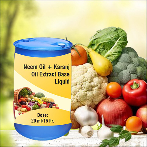 Neem Oil + Karanj Oil Extract Base Liquid - Application: Agriculture