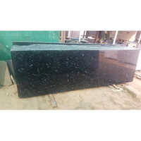 River Black Granite Slab - 15-20 Millimeter Thickness, Polished Finish | Durable Black Granite For Customized Flooring Applications