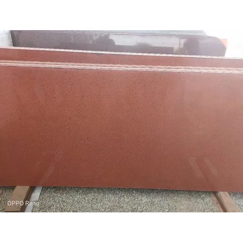 Lakha Red Granite Slab - Application: Kitchen Top