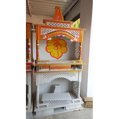 Handcarved Marble Temple - Color: White