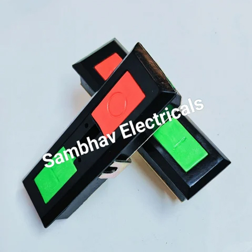 VRD Push Button Spare For Starter - Durable Plastic, Different Sizes, Sleek Black Color | Max Voltage 220-240V, Easy to Install