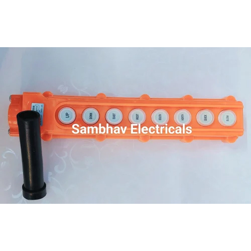 Pendant Cob 64 Crane Push Button Switch Station - Color: Orange