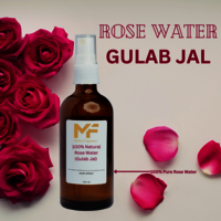 Pure Rose Water | Gulab Jal | Rose Hydrosol By Mishra Fragrances - Color: White