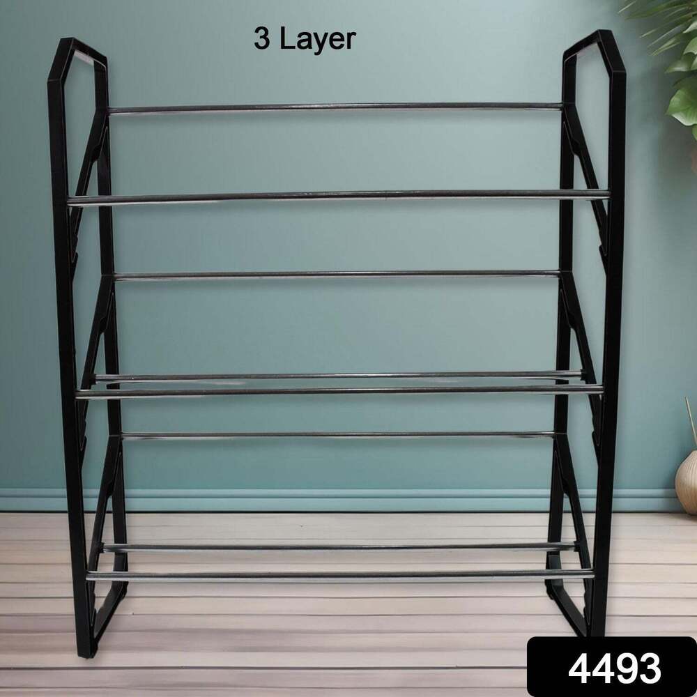3 Layer Spacea saving Shoes Show Rack Folding Shoe Racks