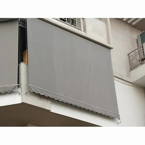 Pvc Vertical Awnings - Color: Gray