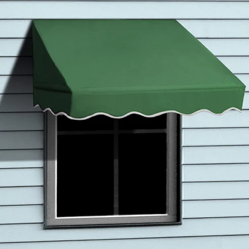 Pvc Window Awning - Color: Green