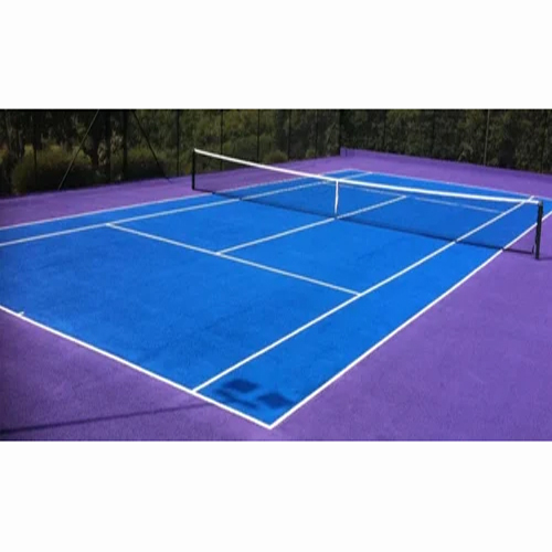 Tennis Court Synthetic Flooring - Color: Blue