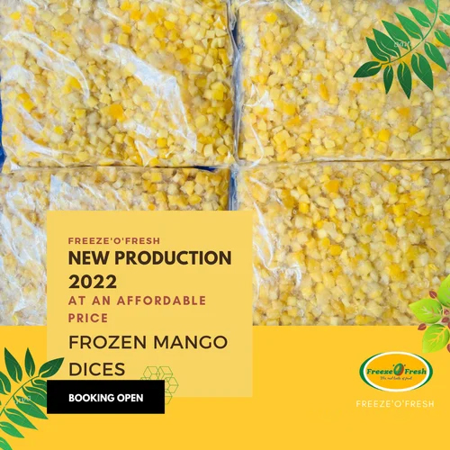 Frozen Mango Dices - Cultivation Type: Common