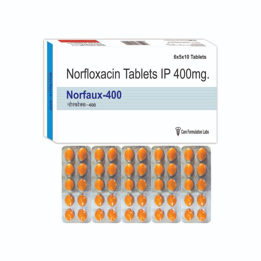 Norfloxacin IP  400mg Tablet