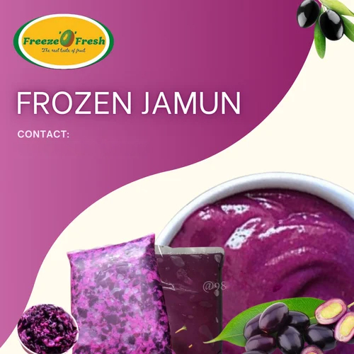 Frozen Java Plum - Food Grade, Frozen Style With 1-Year Shelf Life | Common Cultivation, Sourced From India