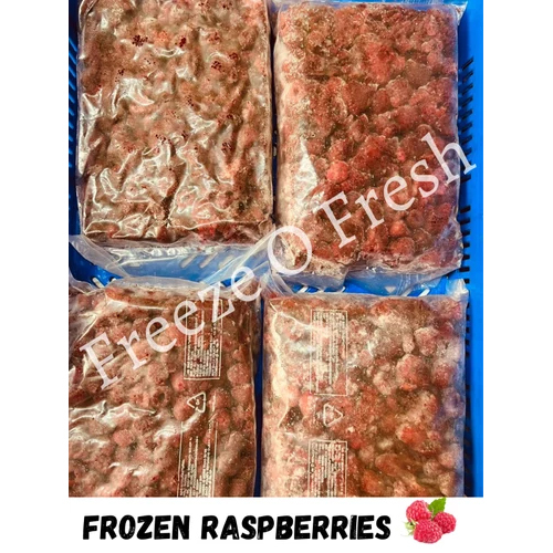 Frozen Raspberry Fruits