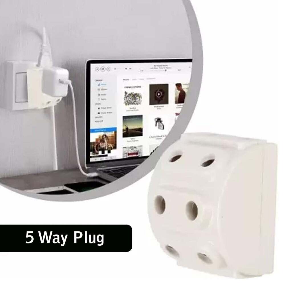 5-way 2 Pin Multi-plug Socket / Converters