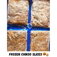 Frozen Chikoo Slices