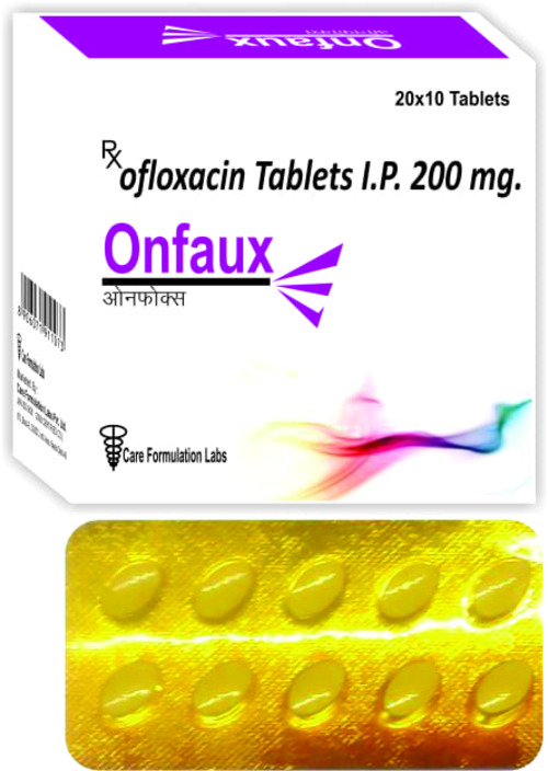 Ofloxacin IP 200 mg Tablet