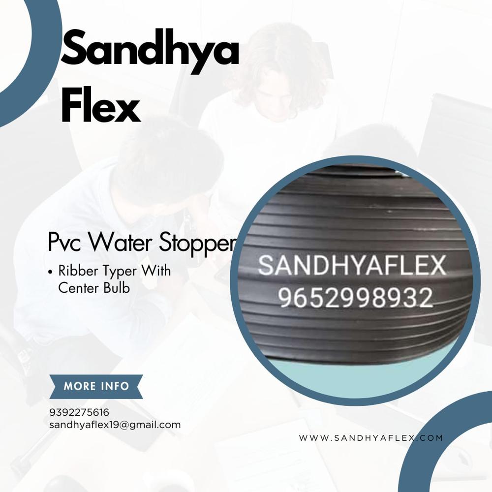 Pvc Water Stopper - Pvc 150x25000mm Blue, Ribbed Profile, 12 N/mmâ² Tensile Strength, 300% Elongation