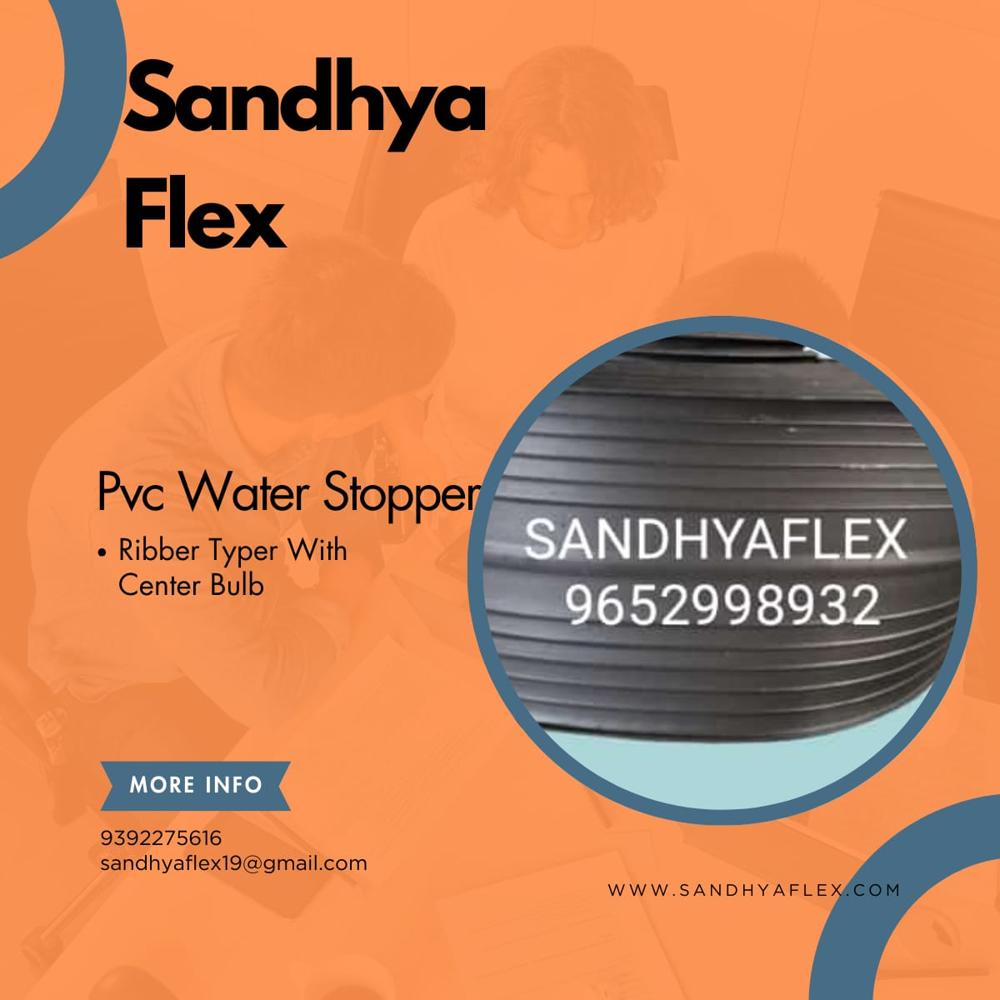 Pvc Water Stopper - Pvc 150x25000mm Blue, Ribbed Profile, 12 N/mmâ² Tensile Strength, 300% Elongation