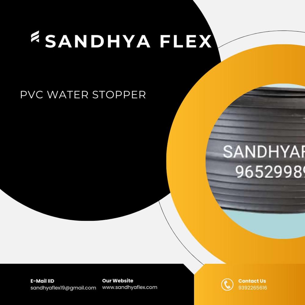 Pvc Water Stopper - Pvc 150x25000mm Blue, Ribbed Profile, 12 N/mmâ² Tensile Strength, 300% Elongation