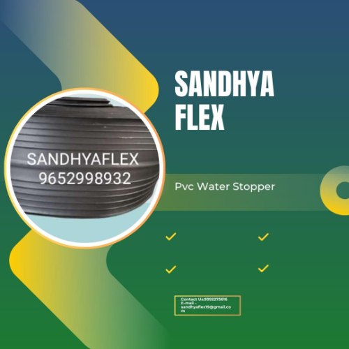 Pvc Water Stapper - Pvc Material, Variable Dimensions, Black Color | Waterproof Seal For Joints, Durable Shore A 60 Hardness, Astm D2000 Compliant