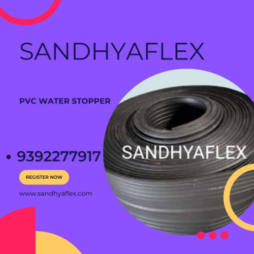 Pvc Water Stapper - Pvc Material, Variable Dimensions, Black Color | Waterproof Seal For Joints, Durable Shore A 60 Hardness, Astm D2000 Compliant