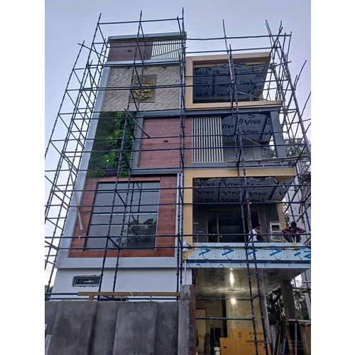 Acp Elevation - Aluminum Composite, 1220x2440mm, Brown, 4mm Thickness, Class A Fire Rating | Ideal for Exterior Wall Cladding in High-Rise Buildings