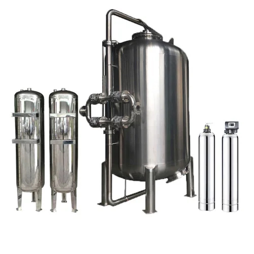 Carbon Filter Media Tanks - Color: Silver