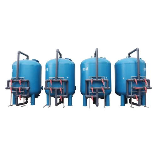 Carbon Steel Water Filter Media Tanks - Color: Blue