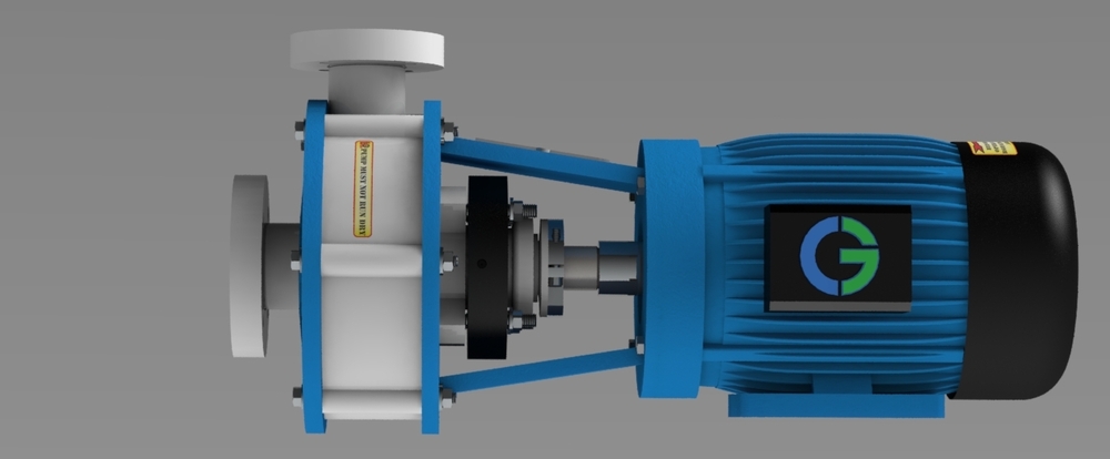 Industrial Monoblock Nonmetallic Pumps - Flow Rate: : Upto 150 Ma /Hr