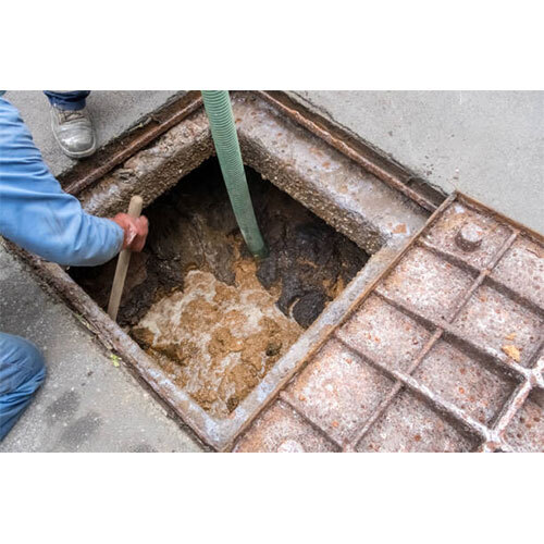 Manhole Sludge Cleaning Services