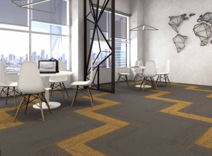 Office Nylon Carpet Tiles - Dimension (L*W*H): 2X2 Feet Foot (Ft)