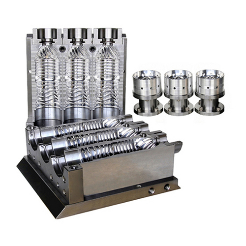 4 Cavities वाली PET Bottle Blow Mould