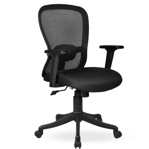 Black Office Chair - Finish: Polished