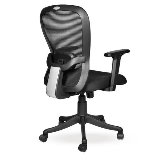 Black Office Chair - Finish: Polished