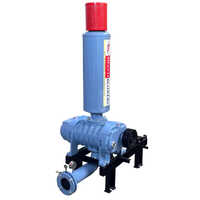 Tri Lobe Roots Blower - Steel, 20 Horsepower, 1000-2000 Rpm, 50 Hertz, 240 Volt | Efficient Medium Pressure Electric Blower For Industrial Use