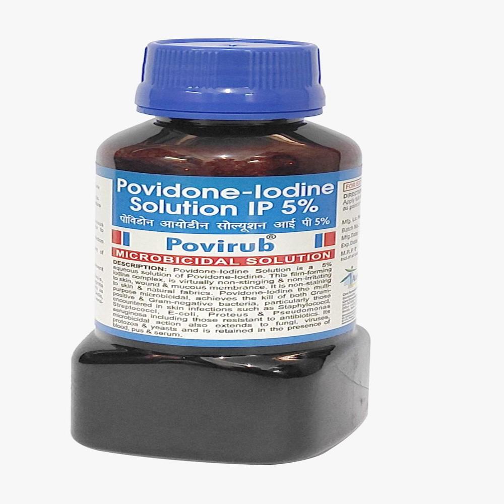 Povidone-lodine Solution Ip 5% 100ml - Dosage Form: Liquid
