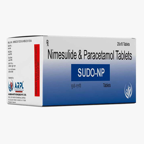 Sudo-Np Nimesulide And Paracetamol Tablets - Dosage Form: Solid