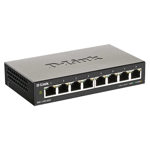 D-Link Network Switch - Color: Black