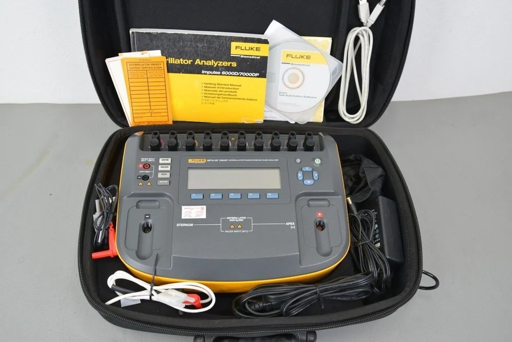 Automatic External Defibrillators Fluke Impulse 7000Dp/6000D Defibrillator Analyzer - Color: Black
