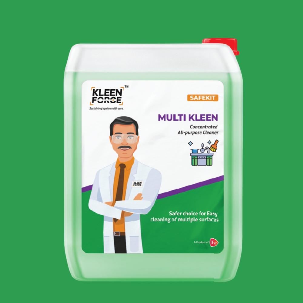 Kleen Force Safekit Multi Kleen Concentrated All-Purpose Cleaner - Physical Form: Liquid