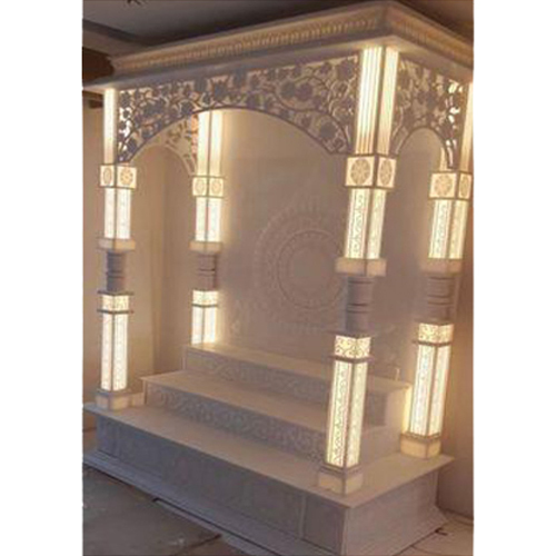 Designer Acrylic Solid Surface Temple - Color: Different Available